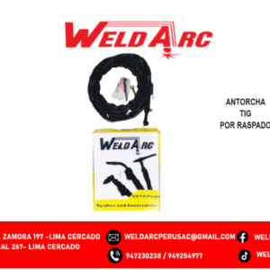 ANTORCHA TIG POR RASPADO