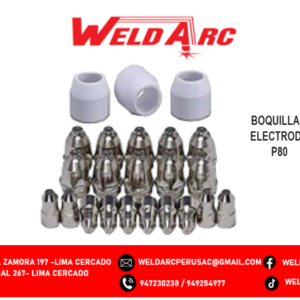 BOQUILLA Y ELECTRODO P80