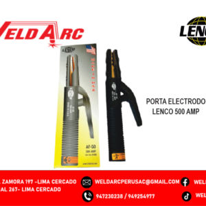 PORTA ELECTRODO LENCO 500 AMP